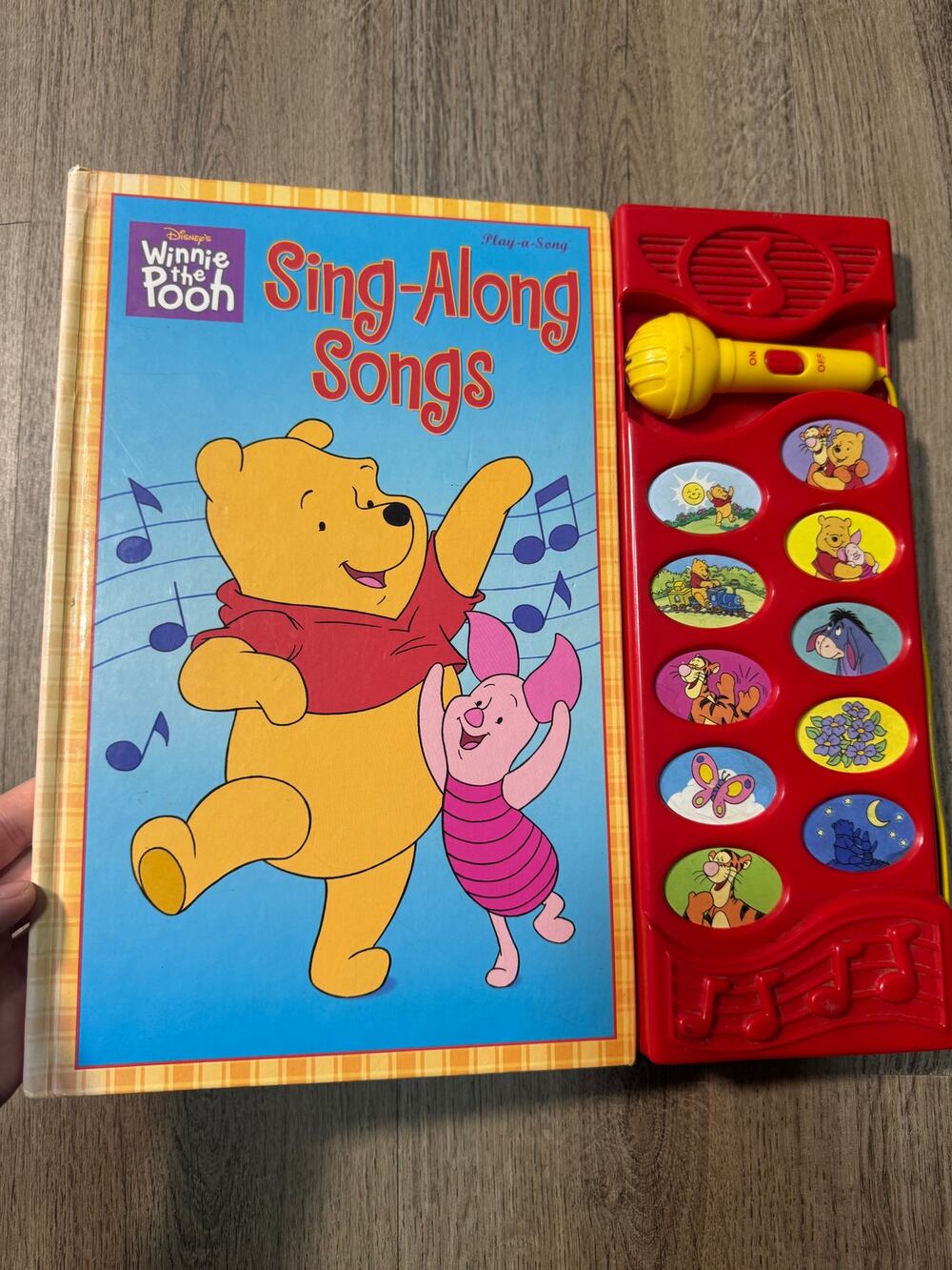 Vintage Disney 2000 Winnie The Pooh Sing Along Songs Book